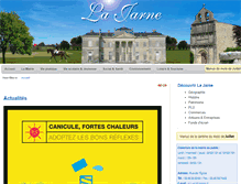 Tablet Screenshot of lajarne.fr